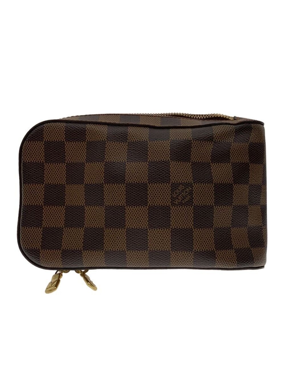 LOUIS VUITTON Geronimos Damier Ebene Brown Check